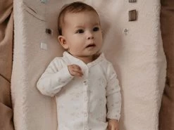 Strampler Aus Biobaumwolle - Peach Blush Springtime -Boo Poo strampler sb peachblush ls1