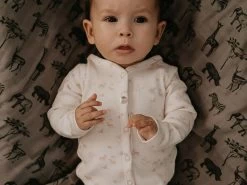 Strampler Aus Biobaumwolle - Peach Blush Springtime -Boo Poo strampler sb peachblush ls4