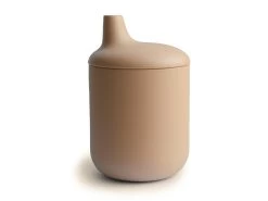 Mushie Weiche Schnabeltasse - Natural