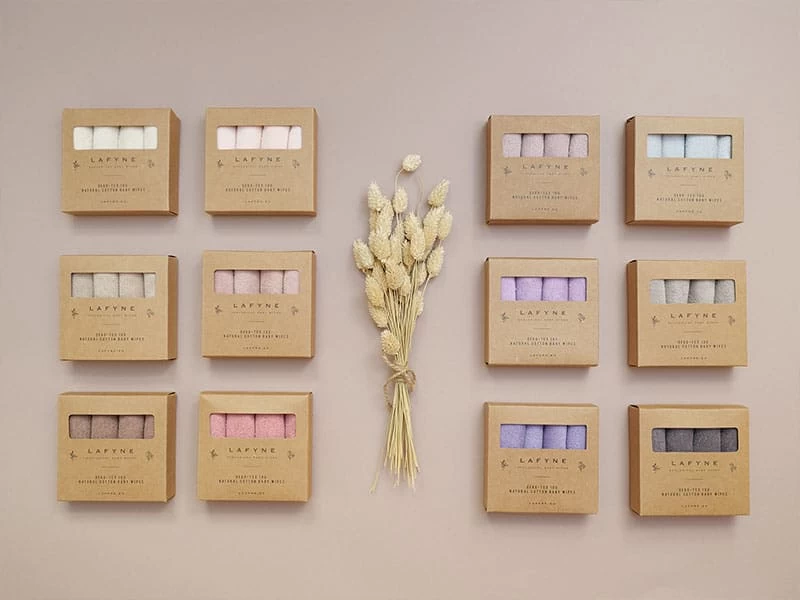 3er Pack Babywaschlappen - Elephant, Noble Oak, Natural 2 3er Pack Babywaschlappen - Elephant, Noble Oak, Natural – Bild 2