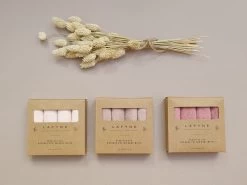 Babygeschenk-Set Unter 35 Euro - Schnuffeltuch Peach Blush -Boo Poo waschlappen 22 4 3