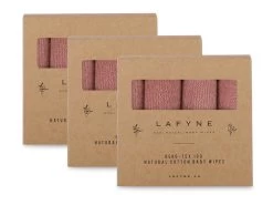 3er Pack Babywaschlappen - Berry