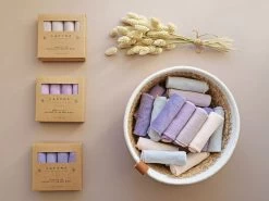 3er Pack Babywaschlappen - Berry -Boo Poo waschlappen lila grp 2