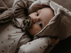 Wickelbody-Cocoon Für Neugeborene - Milky Rust -Boo Poo wickelbody neugeborene ls2