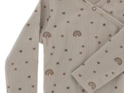 Babybody Mit Knöpfen - Milky Rust -Boo Poo wickelbody sb milkyrust 1