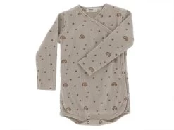 Babybody Mit Knöpfen - Milky Rust