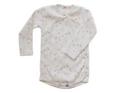 Babybody Mit Knöpfen - Peach Blush Springtime