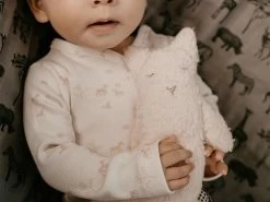 Babybody Mit Knöpfen - Peach Blush Springtime -Boo Poo wickelbody sb peachblush ls1 1