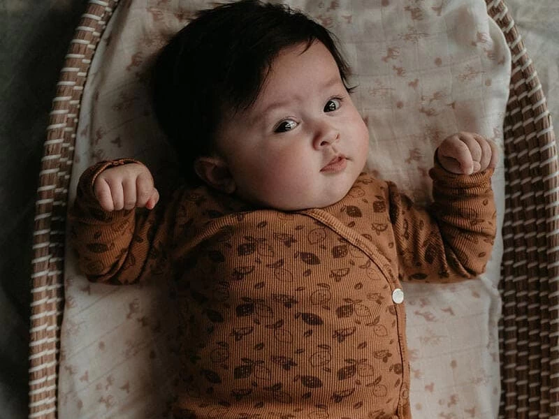 Babybody Mit Knöpfen - Toffee Lemon 2 Babybody Mit Knöpfen - Toffee Lemon – Bild 2