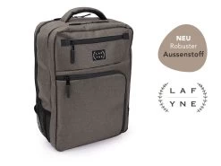 Ausklappbarer Wickelrucksack - Ash-brown -Boo Poo wickelrucksack laf as01