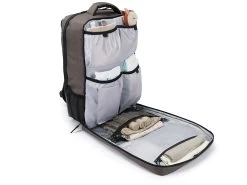 Ausklappbarer Wickelrucksack - Ash-brown