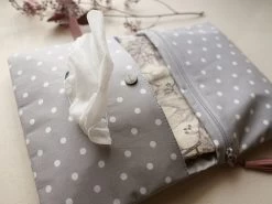 Windeltaschen Organizer Dotty Grey -Boo Poo windeltasche dottygrey 1